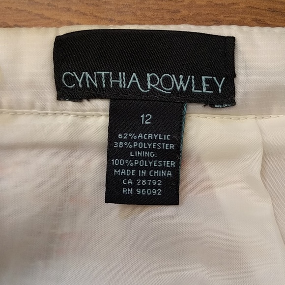 Beautiful Cynthia Rowley Tweed pencil skirt - Picture 4 of 5